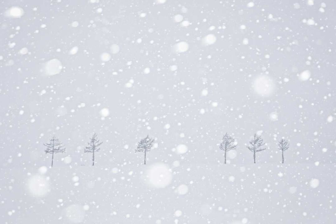 メルヘンの丘と雪