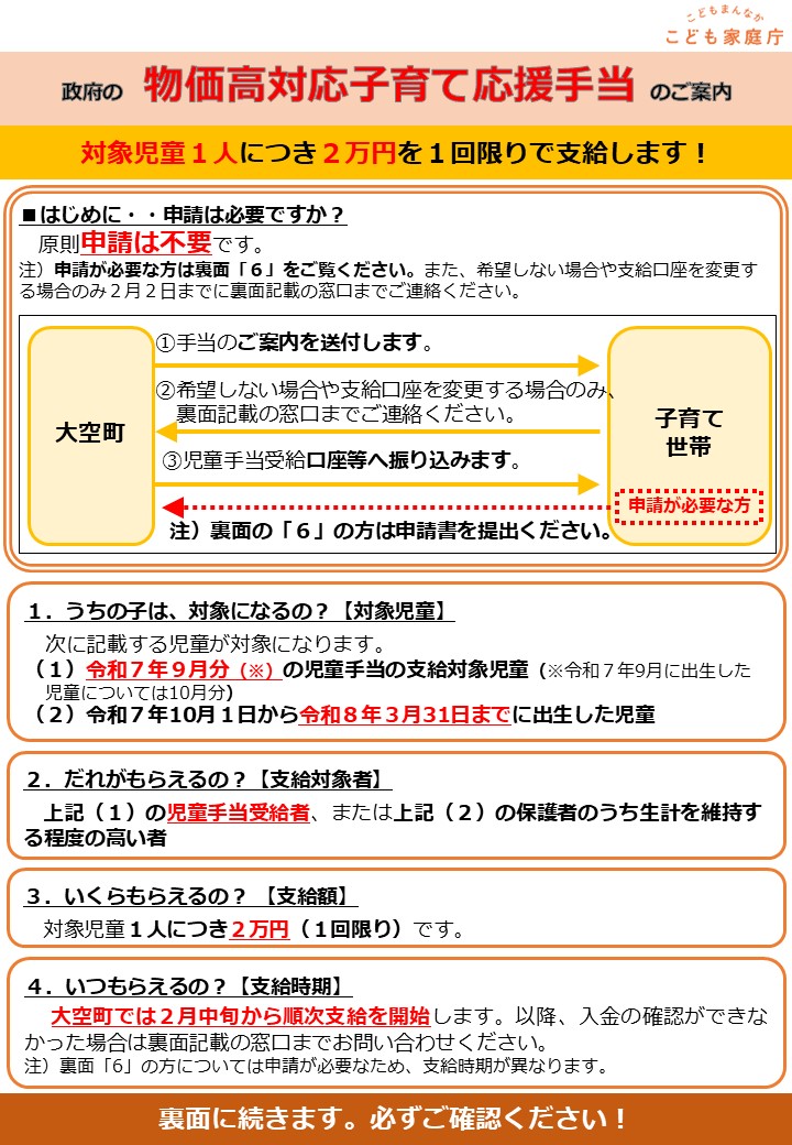 リーフレット表